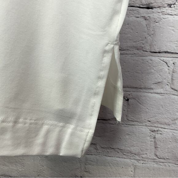 All in Motion Pullover Top Women's Size XXL White Athleisure Thumb Hole Relaxed - Picture 8 of 10